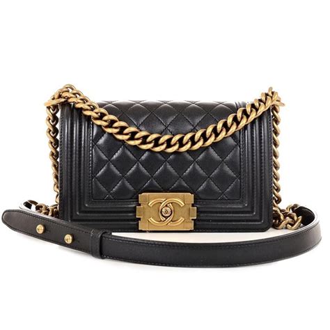 small chanel boy bag gold hardware